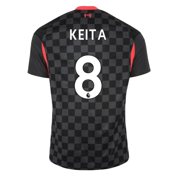Camiseta Liverpool NO.8 Keita Tercera equipo 2020-2021 Negro